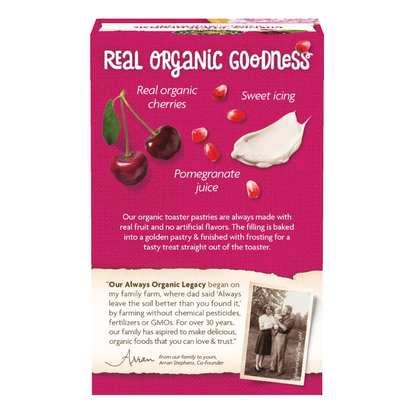 Nature'S Path Organic Toaster Pastries, Frosted Cherry Pomegranate, 72 Count (Pack Of 12, 11 Oz Boxes), Made From Real Cherries