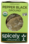 Spicely Organic Ground Black Pepper, 0.45 Oz
