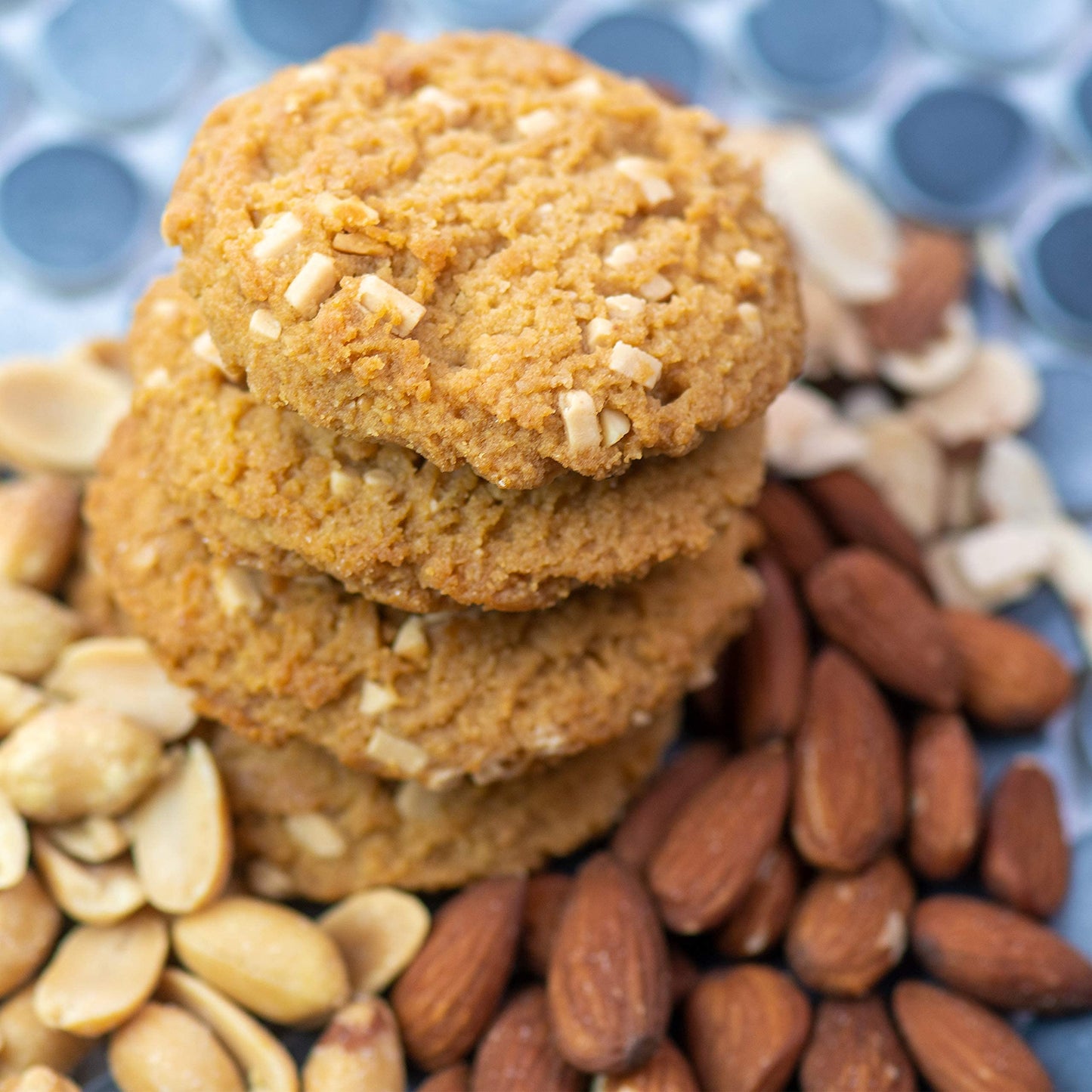 Bake City Keto Peanut Butter Cookies, 1oz (12 pack), Gluten Free, 0g Sugar, 1.5g Net Carbs, 5g Protein, Kosher