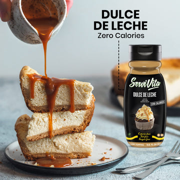 Sugar Free Dulce De Leche Topping Zero Calories And Fat Free, 10.6 Fl Oz - No Sugar Dulce De Leche Syrup Dessert Topping Gluten-