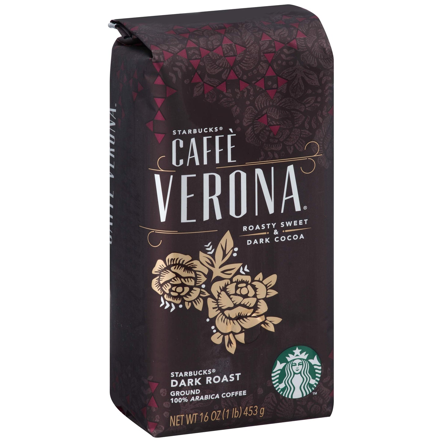 Starbucks Caffè Verona Ground Coffee, Caffé Verona, 16 Oz, Pack Of 6