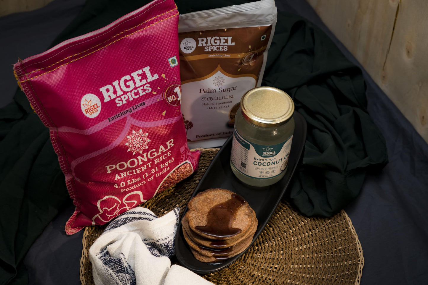 Rigel Spices | Poongar Red Rice (4Lbs) | Ladies Special Rice | Gluten Free | Aged 12+ Months | Ancient Rice From India