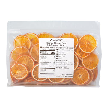 Oranfit Dried Orange Slices 8.8Oz/250G(67 To 108 Slices)