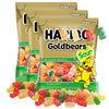 Sour Bears Gummi Candies, Fruit Flavored Gummy Bears Individual Shareable Bags for Ice Cream Sundae Bars, Pack of 3, 4.5 Ounces