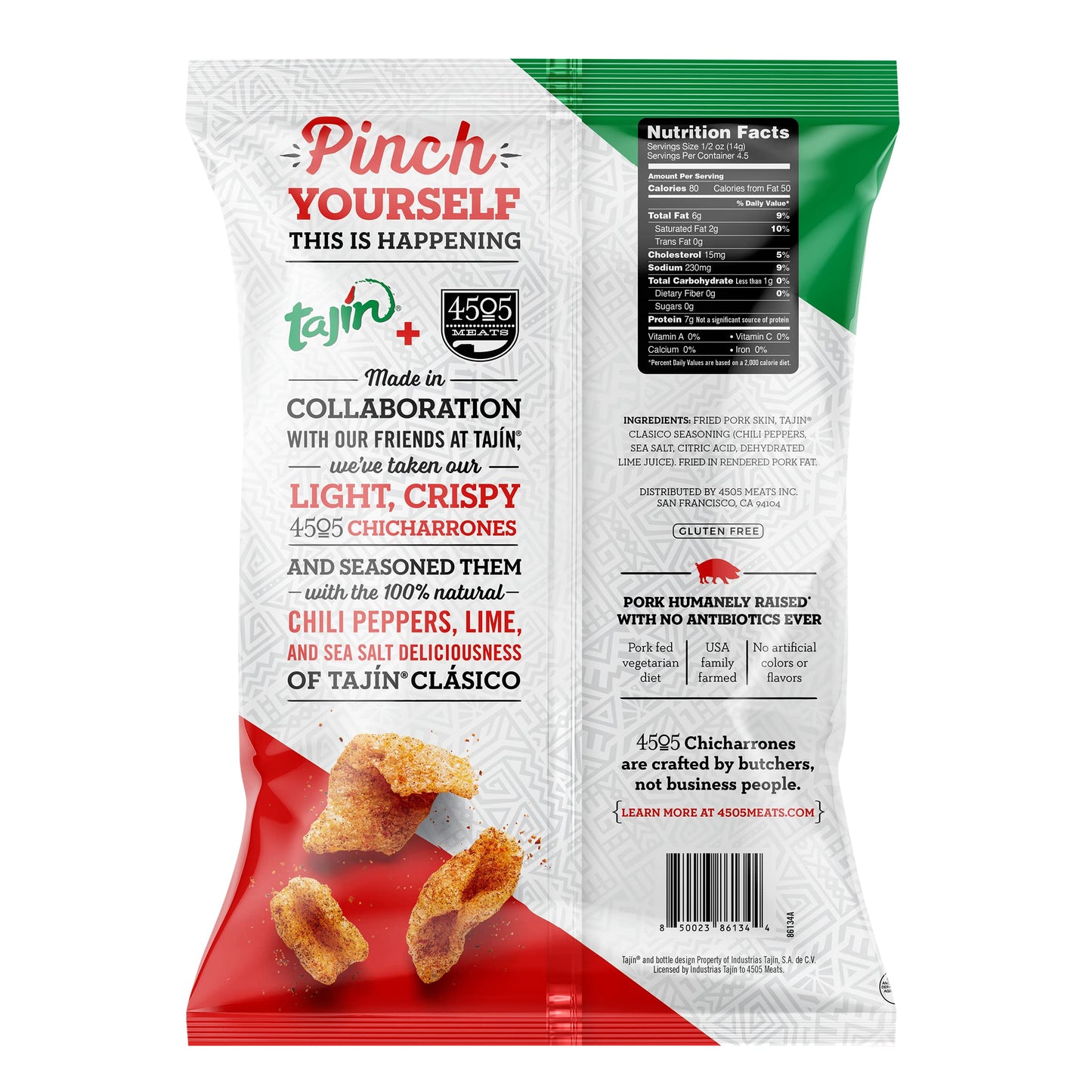 4505 Pork Rinds Tajin (12X2.25)