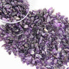 Orientrea 1.1Lb Natural Crushed Amethyst Crystal Tumbled Chips-Healing Crystals Chips Bulk, Crushed Crystal Gemstones For Crafts