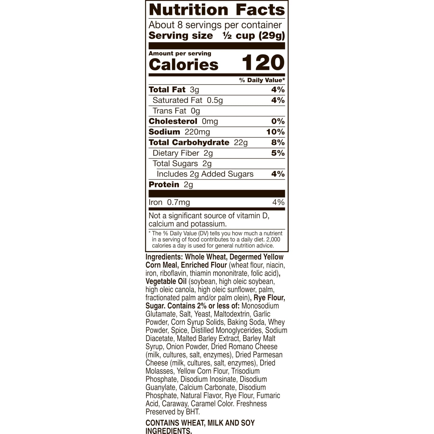 Chex Mix Bold Garlic and Herb Snack Mix, Snacks, 8 oz