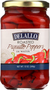 Delallo Pepper Piquillo Roasted, 12 Oz
