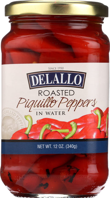 Delallo Pepper Piquillo Roasted, 12 Oz
