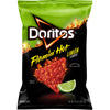Doritos Tortilla Chips Flamin' Hot Limon Cheddar Cheese, 9.25 Oz