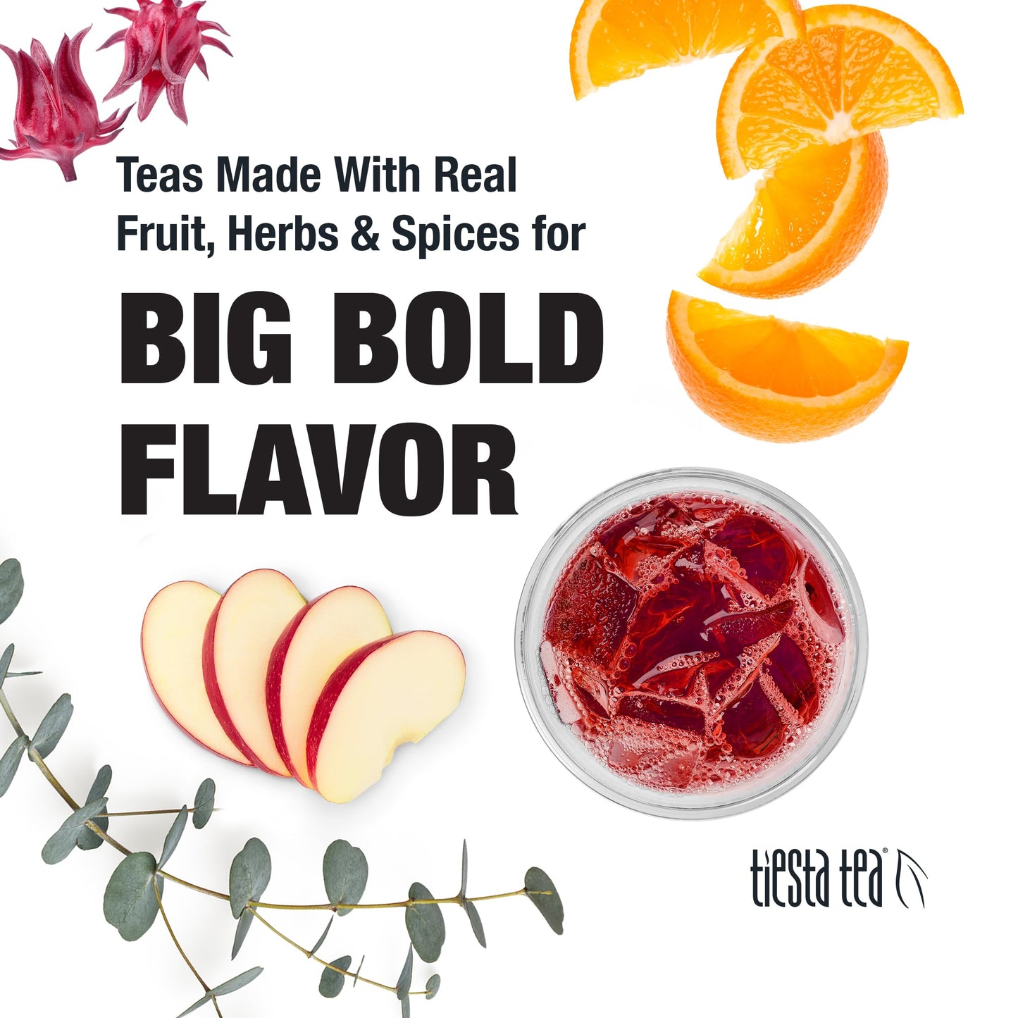 Tiesta Tea - Palm Beach Punch Cold Brew Tea | Fruit Punch Herbal Tea | Premium Loose Leaf Iced Tea Blends | Non Caffeinated Iced