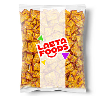 LAETAFOOD Honey and Ginger Hard Candy - 1 Pound Bag (Approx. 100 Count) - Individually Wrapped Sweet Treats