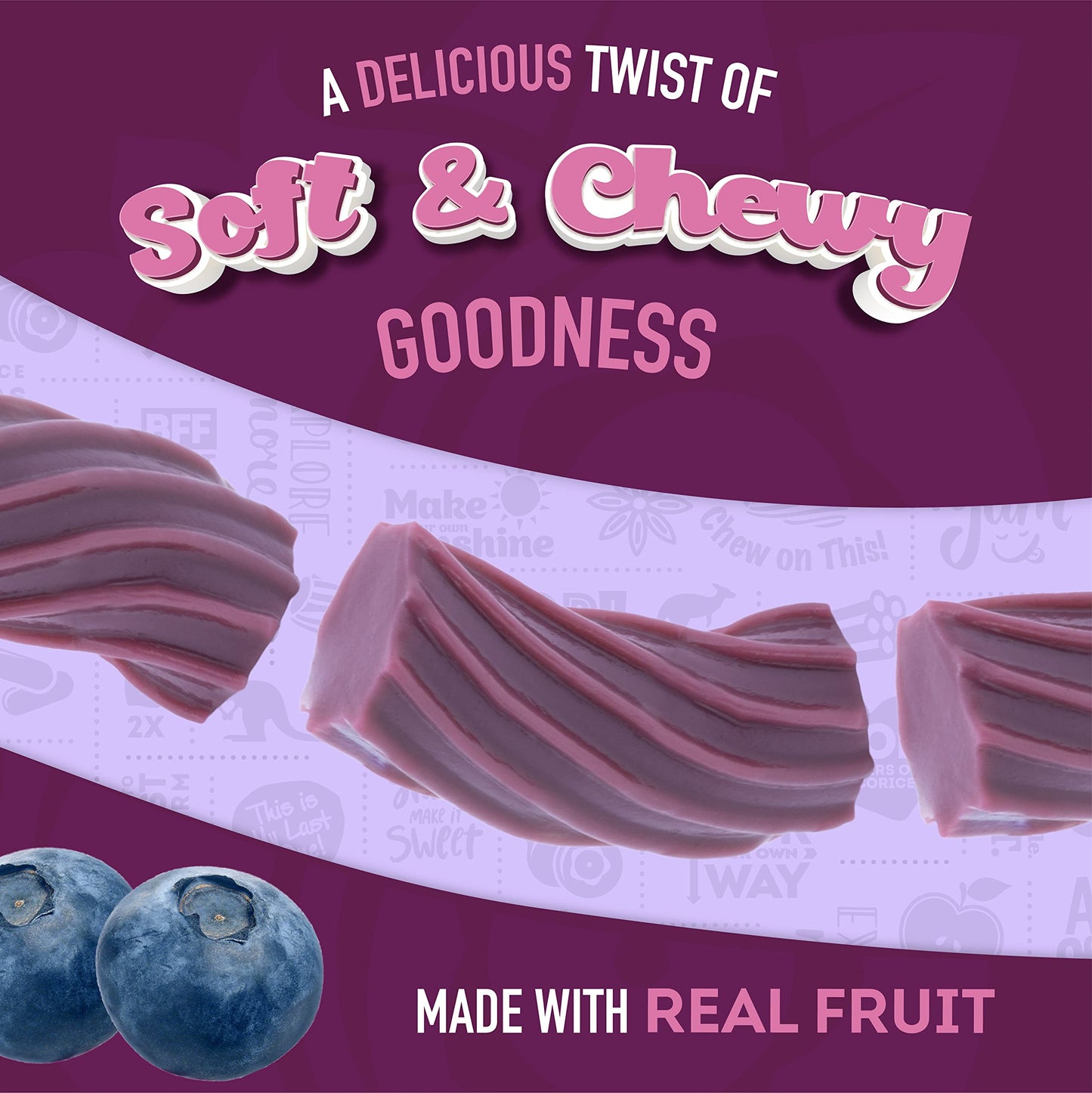 Wiley Wallaby Licorice 10 Ounce Classic Gourmet Soft & Chewy Australian Huckleberry Licorice Candy Twists, 3 Pack