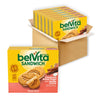 Belvita Breakfast Sandwich Cinnamon Brown Sugar With Vanilla Creme Breakfast Biscuits, 30 Total Packs, 6 Boxes (2 Sandwiches Per Pack)