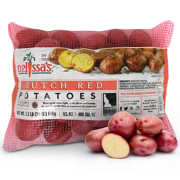 Melissa's Baby Dutch Red Potatoes, Fresh Baby Red Skin Potatoes, Year-Round Baby Dutch Red Potatoes in a Bag, 3lbs (2x 1.5lb bag