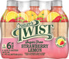 Natures Twist Sugar Free Juice, Strawberry Lemon, 16 Fl Oz, Pack of 6