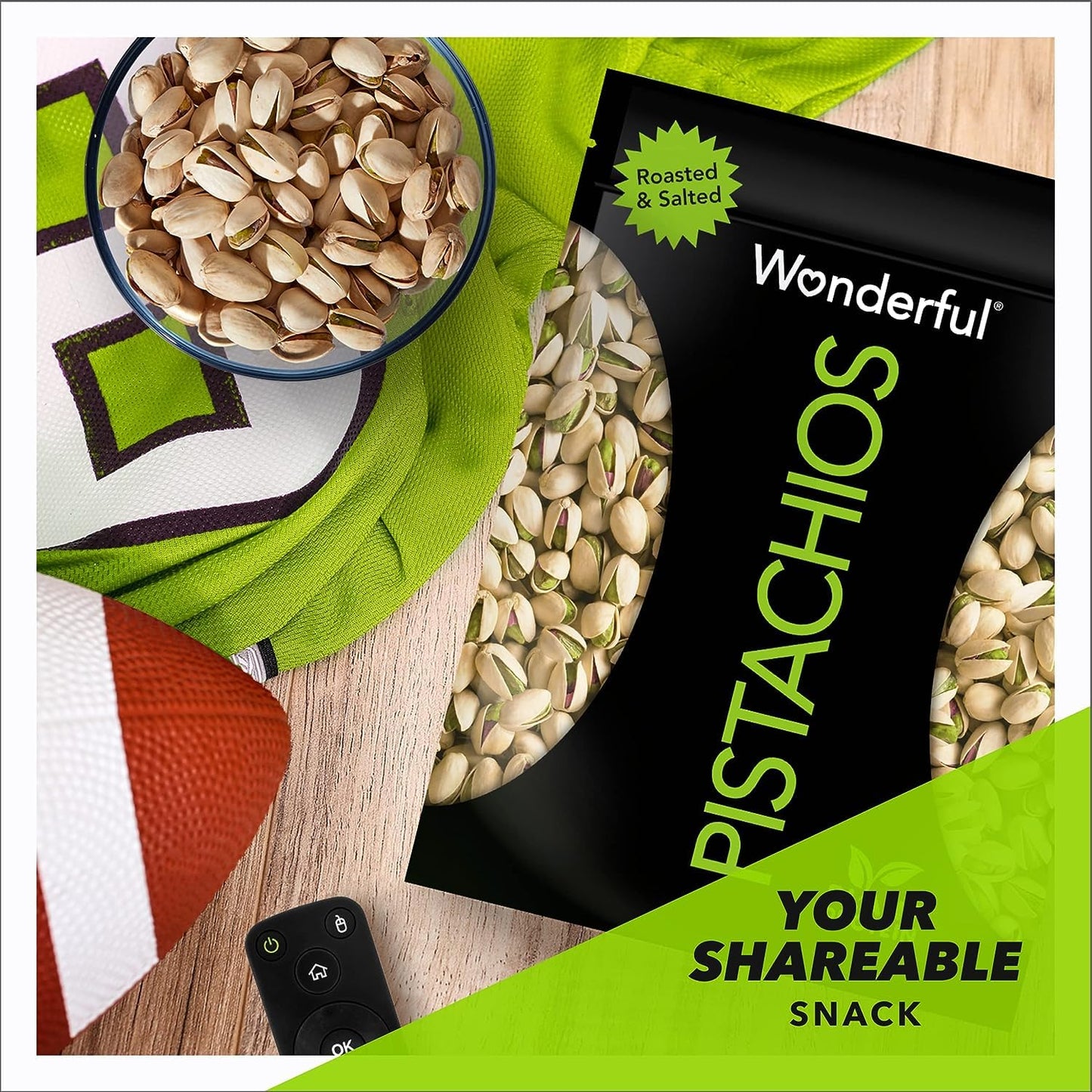 Wonderful Pistachios In Shell, Roasted & Salted Nuts, 48 Ounce Resealable Bag, Protein Snacks, Bulk Snacks, Healthy Snacks For A