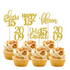 Rsstarxi 30 Pack 15Th Birthday Cupcake Toppers Mis Quince 15 Since 2009 Happy 15Th Cupcake Topper Fifteen Cheers To 15 Years Old Birthday Cupcake Picks For 15Th Birthday Party Cake Decorations Gold