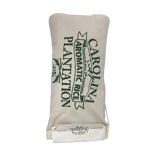 CAROLINA PLANTATION Aromatic Rice, 32 OZ - Premium Quality Long Grain Rice, 2 Pound Pack, Ideal for Cooking and Meal Prep
