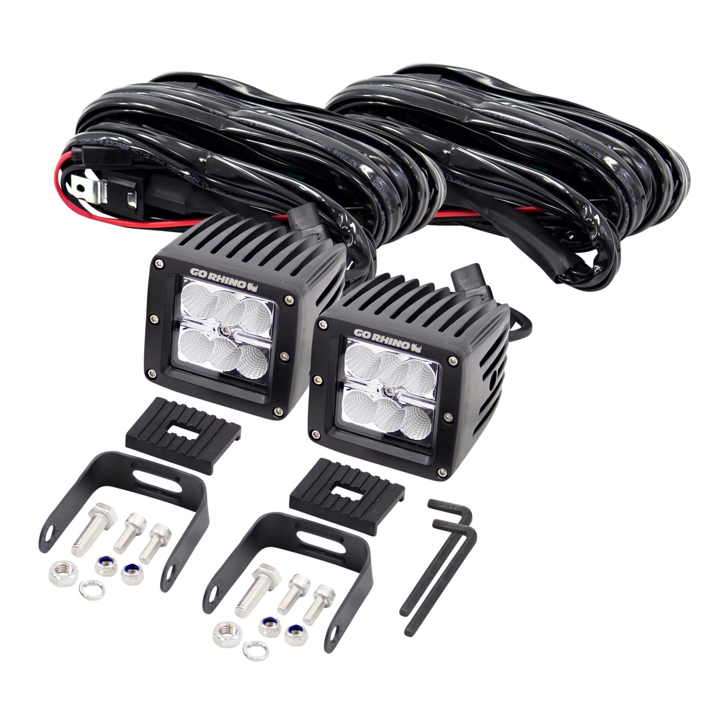 TWO 3 GO RHINO LED CUBE LIGHTS