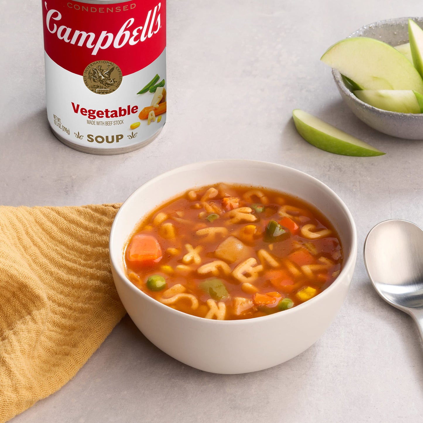 Campbells Condensed Vegetable Soup With Beef Stock, 10.5 oz Can (12 Pack)