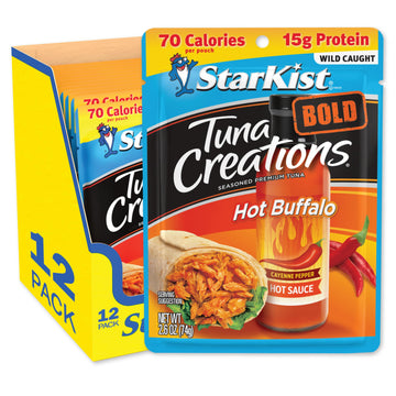 Starkist Tuna Creations Bold Hot Buffalo Style, 2.6 Oz, Pack Of 12