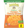 Annies Organic Cheddar Cheesy Smiles, Baked Corn Puffs, Gluten Free, 4 oz