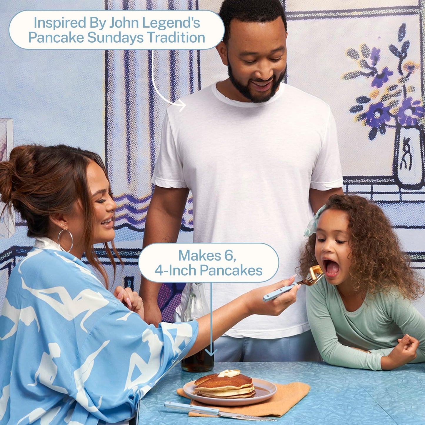 Cravings By Chrissy Teigen Pancake And Waffle Mix, Gluten Free, Buttermilk Mochi Pancake & Waffle Mix, 3 Ingredients Mix, Makes