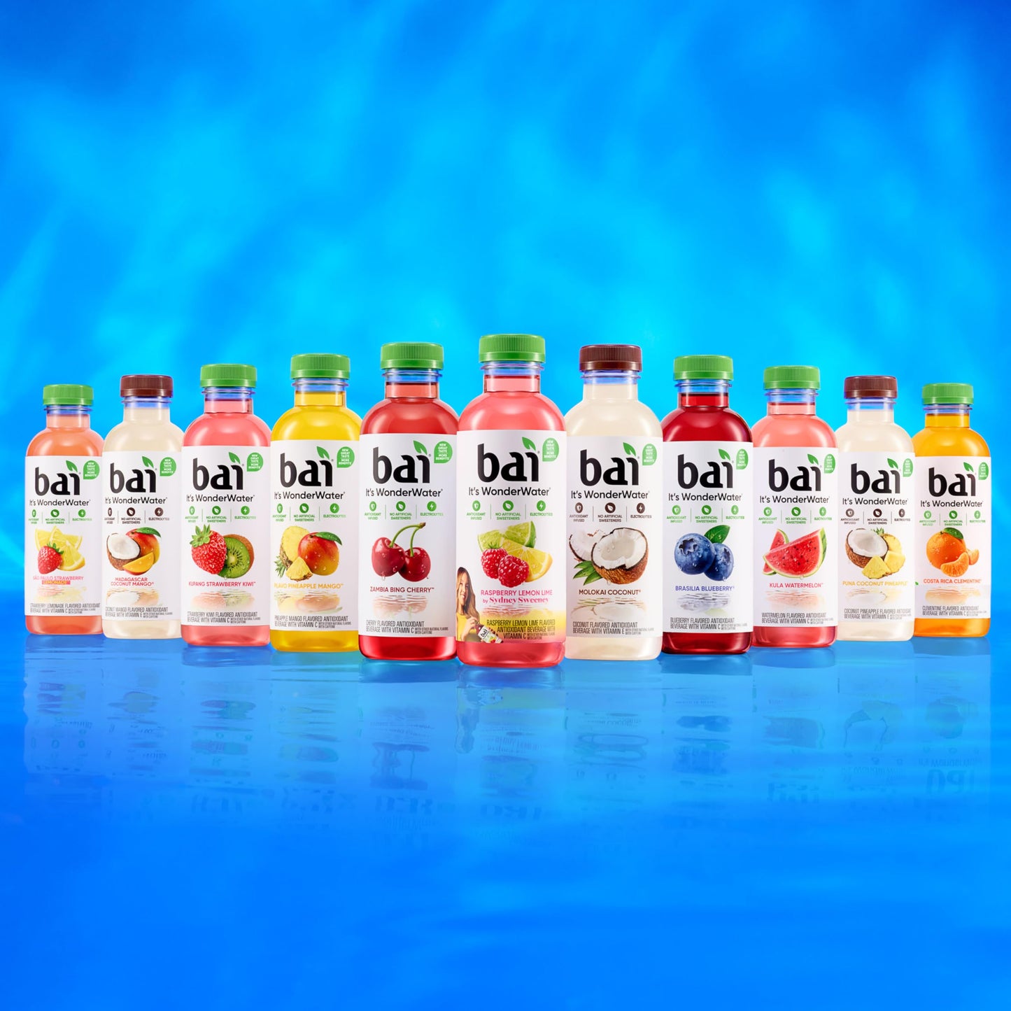 Bai Antioxidant Infused Water Beverage, Madagascar Coconut Mango, With Vitamin C And No Artificial Sweeteners, 18 Fluid Ounce Bottle, 6 Pack