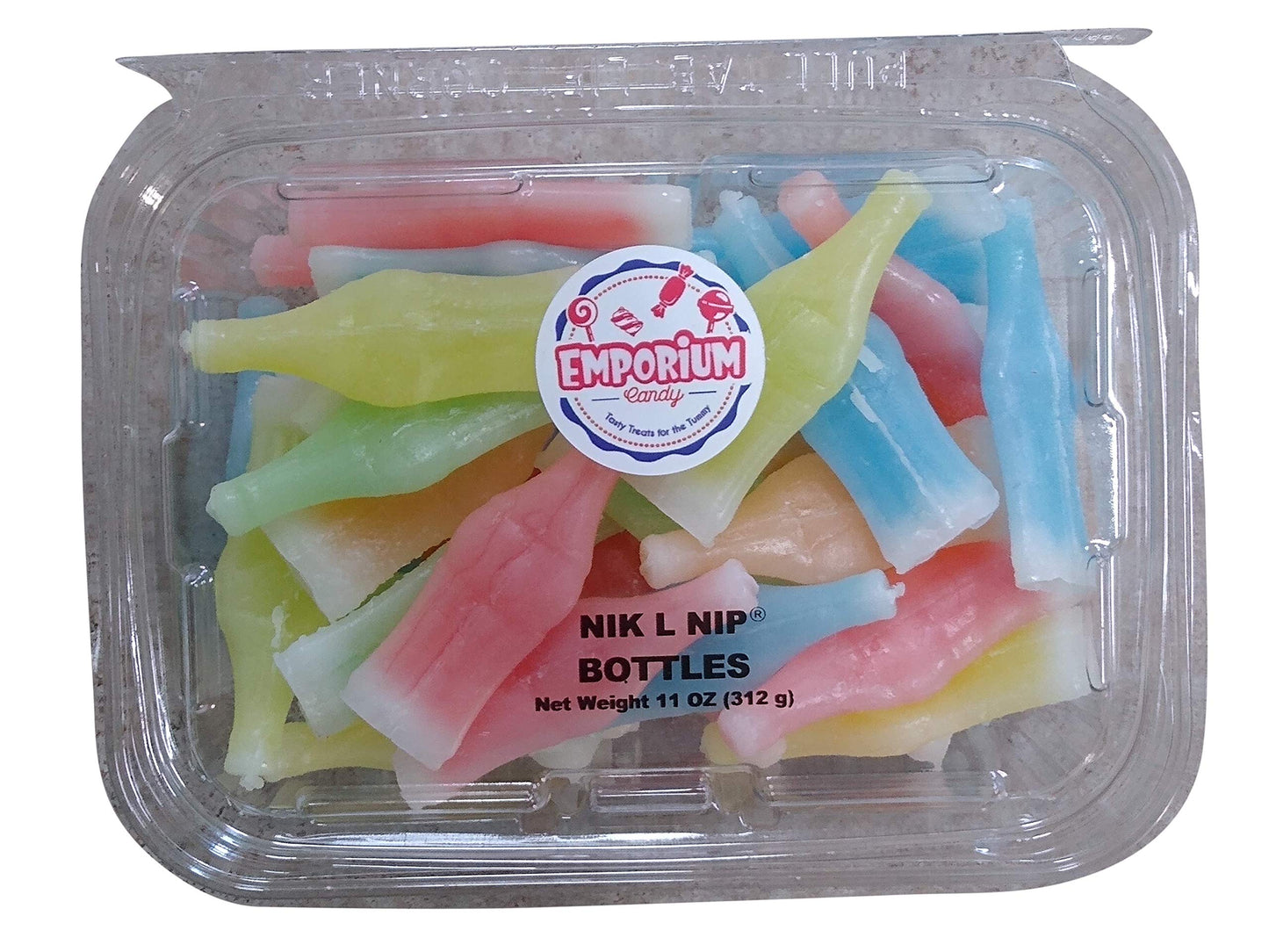 Nik L Nip Wax Bottles - 11 oz of Fresh Delicious Fruity Liquid Filled Fun Chewy Candy in Resealable Container