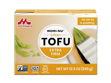 Mori-Nu Silken Tofu Extra Firm | Velvety Smooth And Creamy | Low Fat, Gluten-Free, Dairy-Free, Vegan, Made With Non-Gmo Soybeans, Ksa Kosher Parve | Shelf-Stable | Plant Protein | 12.3 Oz X 6 Packs