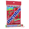 Mentos Strawberry Chewy Mint Candy Roll, Holiday Candy for Christmas Stocking Stuffers for Adults & Kids Discovery, 14 Pieces Pe