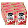 Darrell Lea Soft Australian Licorice, Strawberry Flavor, 7 Ounce Bag (8-Pack) | Non-Gmo, No Palm Oil, Plant Based, No High Fruct