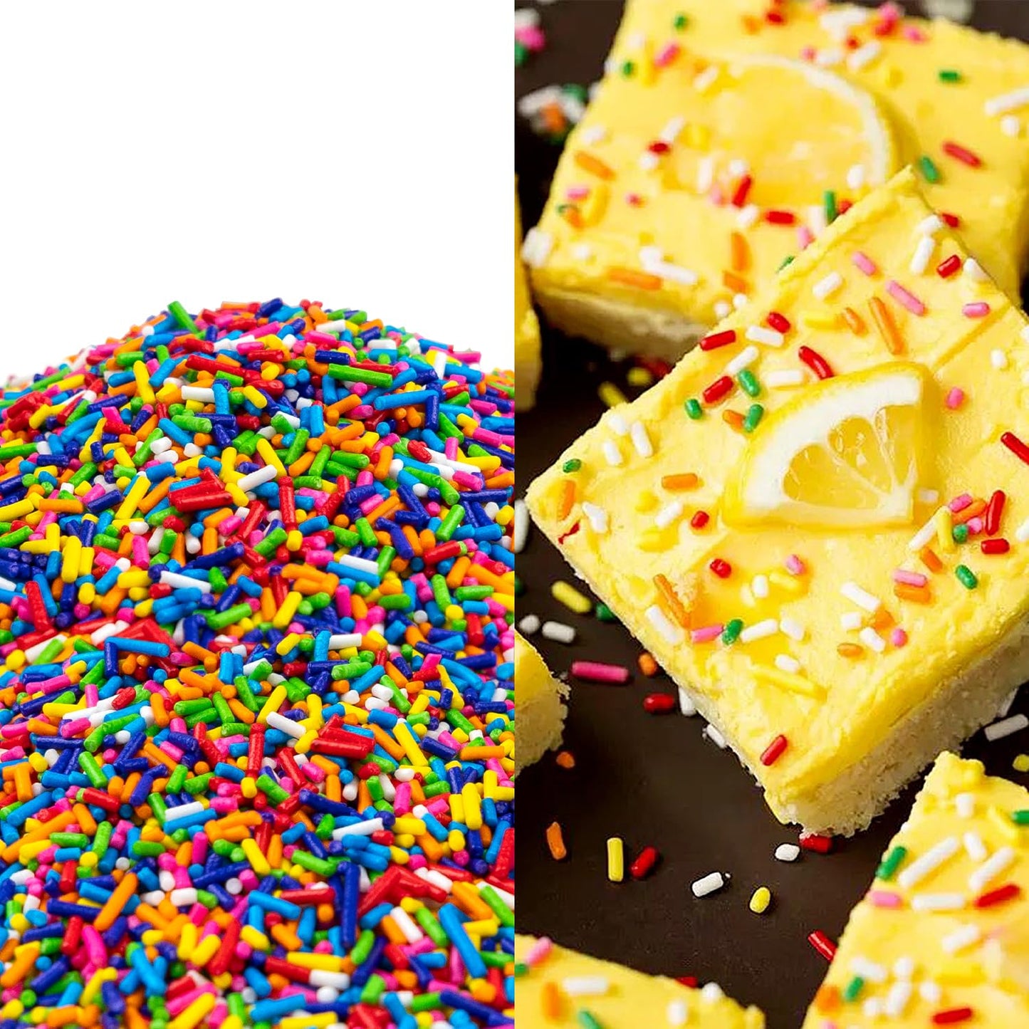 Edible Rainbow Jimmies Sprinkles, Cupcake Decorations, Cake Toppers And Cake Decorations, Donut, Ice Cream, Wedding Party Valent