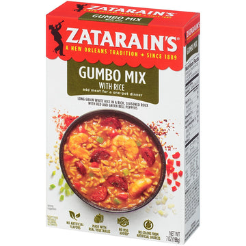 Zatarain'S Gumbo Mix With Rice, 7 Ounces - Pack Of 3