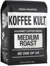 Koffee Kult Medium Roast Whole Bean Coffee- 32Oz, Premium Arabica Beans, Balanced Cup Profile, Drum Roasting, Espresso Machine C