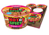 Nissin Hot & Spicy Ramen Noodle Soup, Shrimp, 3.27 Ounce (Pack Of 6)