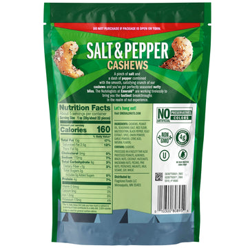 Emerald Salt & Pepper Cashews 5 oz (2 Pack)