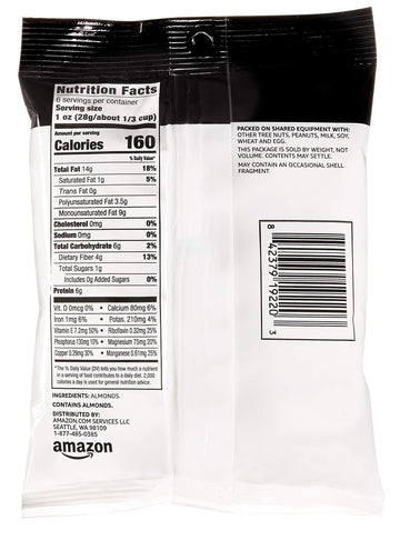 Happy Belly Sliced Almonds, 6 Ounce Pack, Natural Snack, Gluten-Free