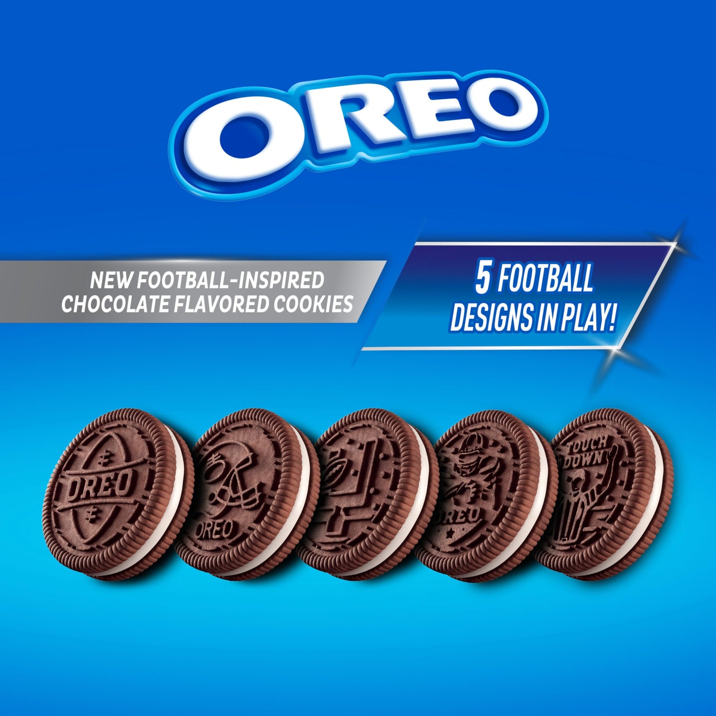 Oreo Game Day Chocolate Sandwich Cookies, Limited Edition, 10.68 Oz