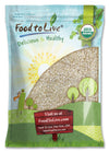 Food to Live Organic White Quinoa Flakes, 4 Pounds - Non-GMO Pressed Quinoa Seeds, Vegan, Kosher, Bulk, High in Protein, Ribofla