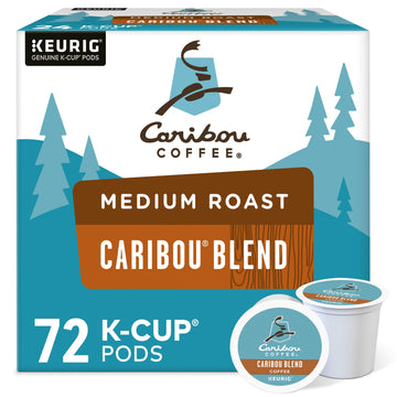 Caribou Coffee Caribou Blend Keurig Single-Serve K-Cup Pod, Medium Roast Coffee, 72 Count