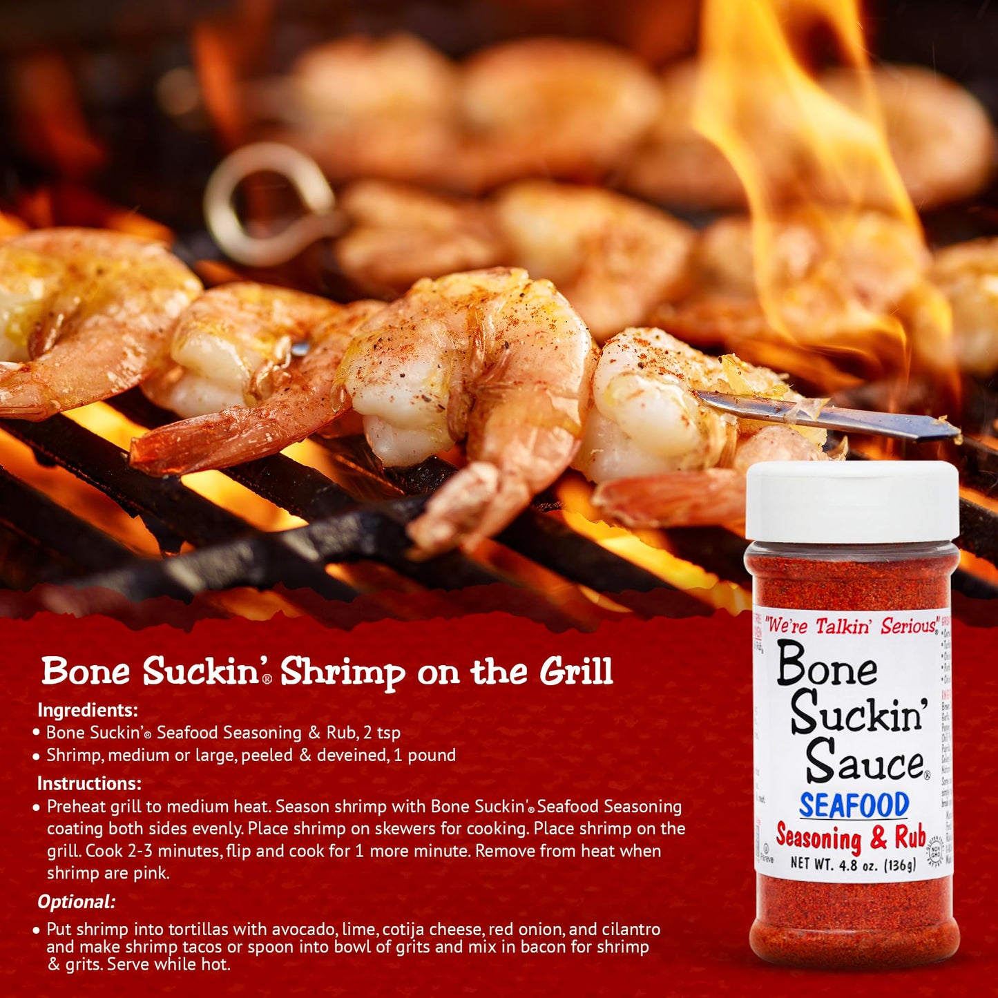 Bone Suckin' Sugar Free Seasoning & Rub Variety, Sugar Free 3 Pack All Purpose, Steak, Seafood, Non-Gmo, Gluten-Free, Fat Free,