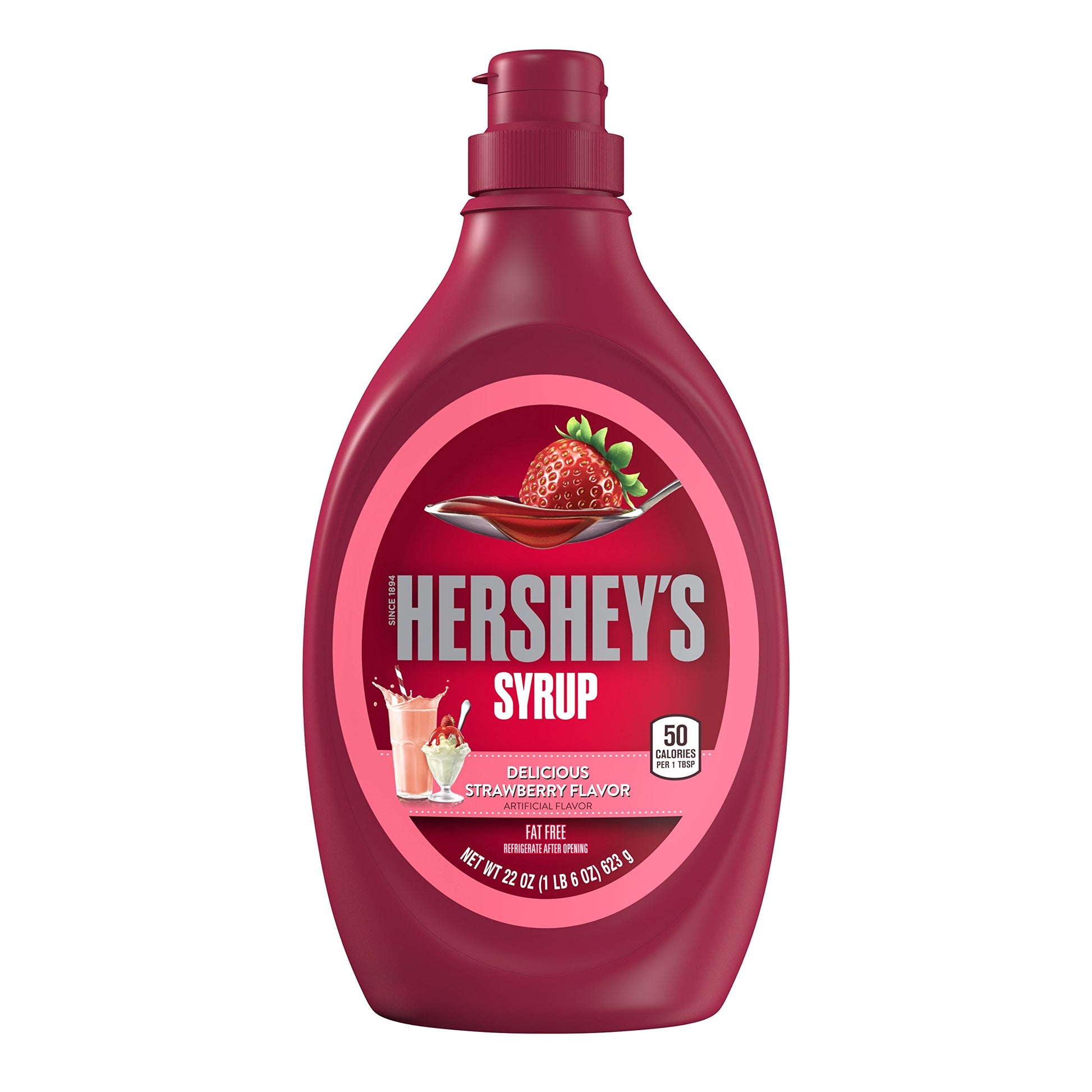 Hershey'S Strawberry Syrup, 22 Ounce