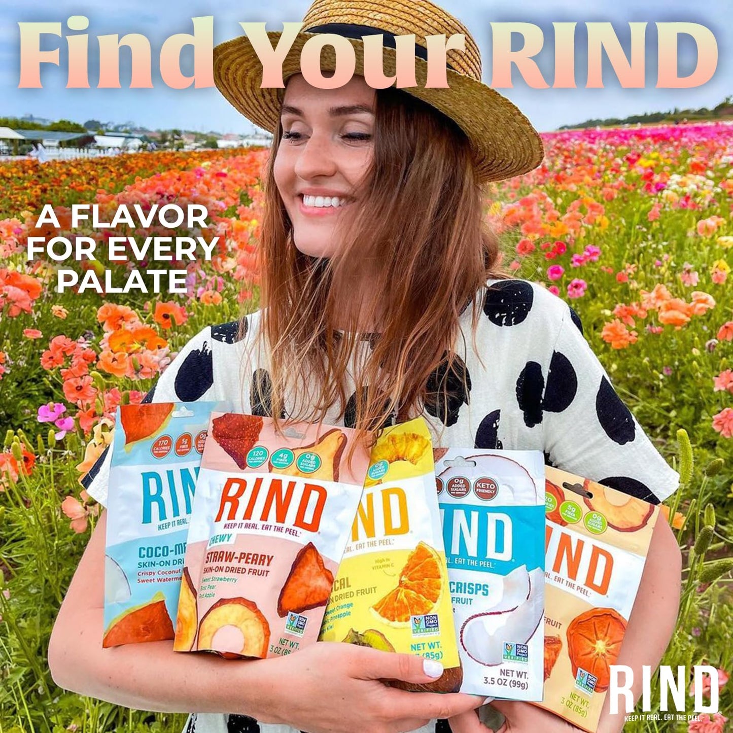 RIND Snacks Coconut Crisps, Unsweetened Dried Fruit Snack Chips, 3.5 oz, 12 Pack, Low Carb, High Fiber, Gluten Free, Vegan, Paleo