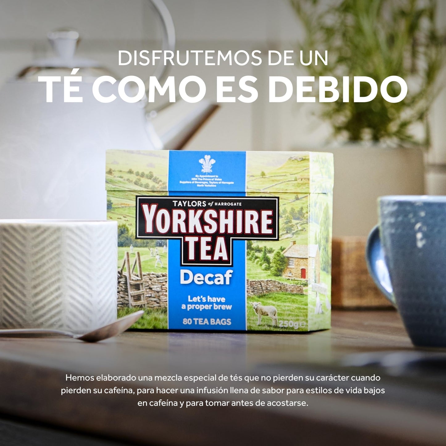 Yorkshire Tea Decaffeinated Tea Bags - 80 Count, Taylors of Harrogate