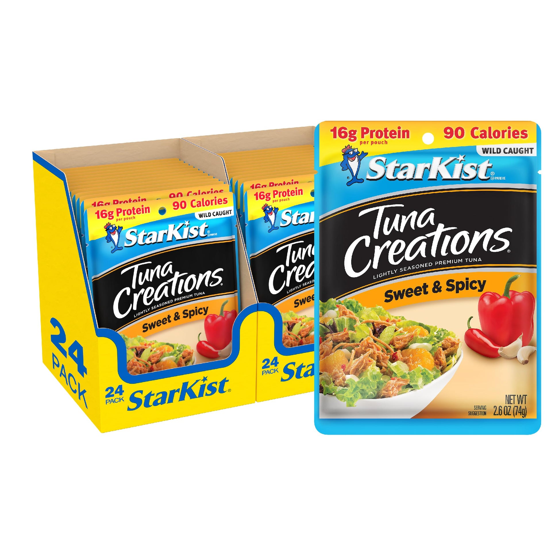 StarKist Tuna Creations, Sweet and Spicy, 2.6 Oz, Pack of 24