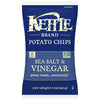 Kettle Brand Potato Chips, Sea Salt And Vinegar, 5 Ounce Bags (Pack Of 8)