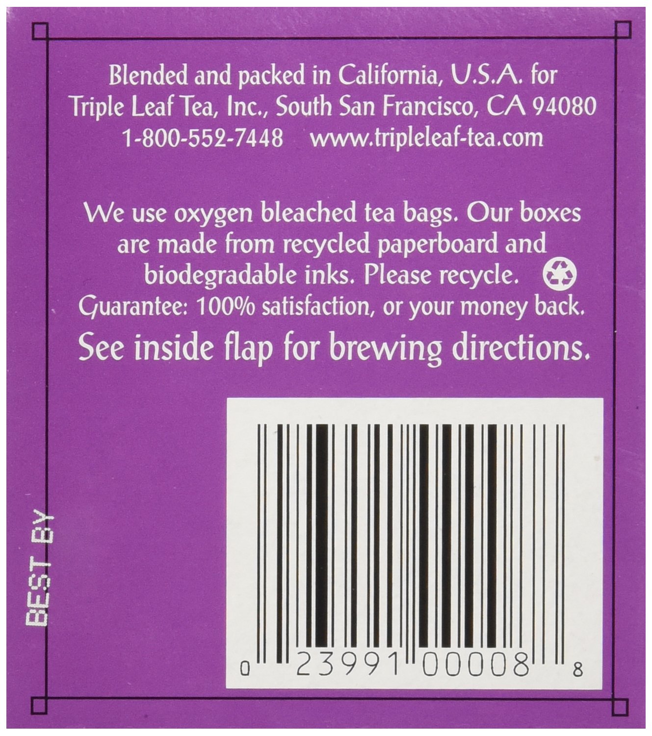 Triple Leaf, Tea Bags, Blood Pressure, 1.06 oz, 20 ct