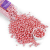 Cobakey Rose Gold Sprinkles For Cake Decorations 3.52 Ounce Rose Gold Metallic Pearl Sprinkles For Cupcake Toppers Wedding Party